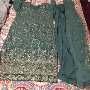 Pakistani dress clothes shalwar kameez formal fancy outfit designer customized